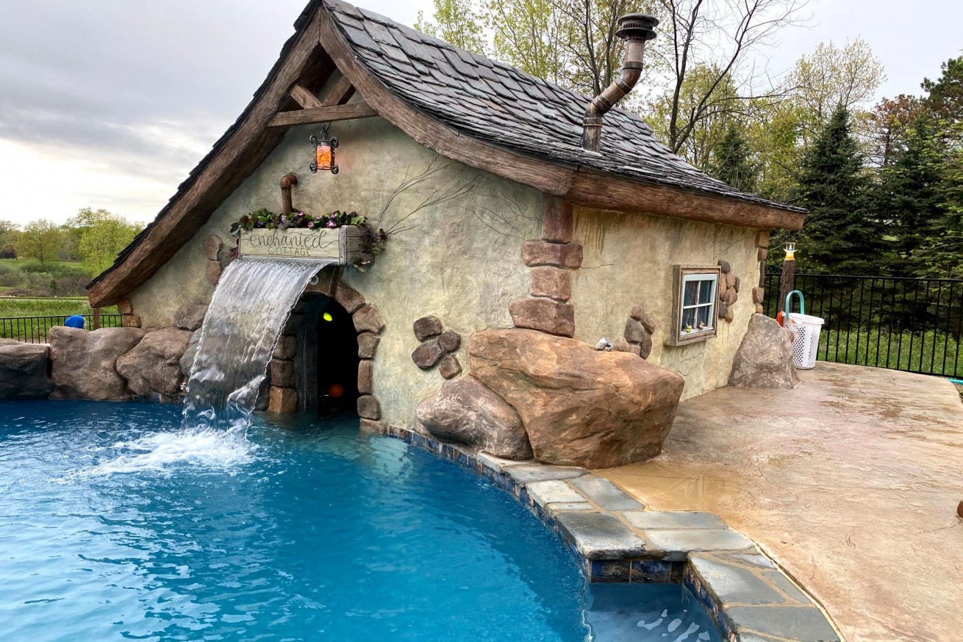 One of a Kind Disney Pool with Kitchen
