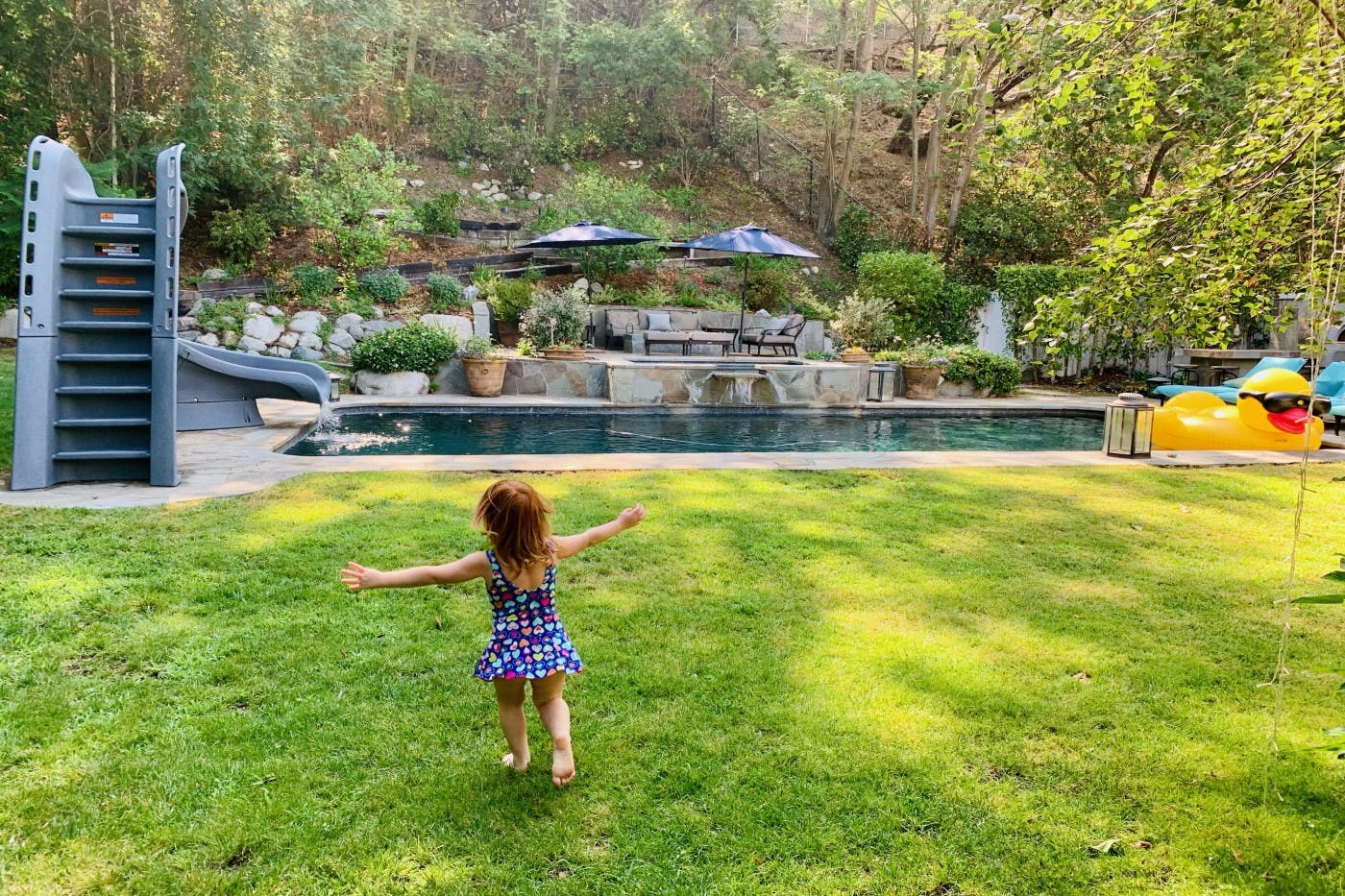 Awesome Pool & Slide At Super Private Oasis In Sherman Oaks!