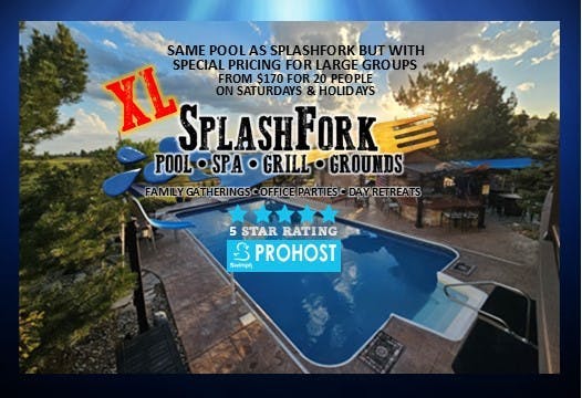 SplashFork XL-Large Party: 20+ People