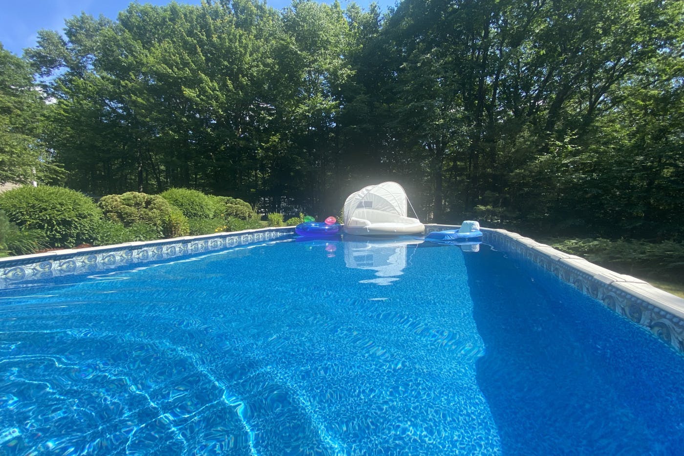 Private Pool next to Forest w/ Pool Deck and Multiple Fire Pits