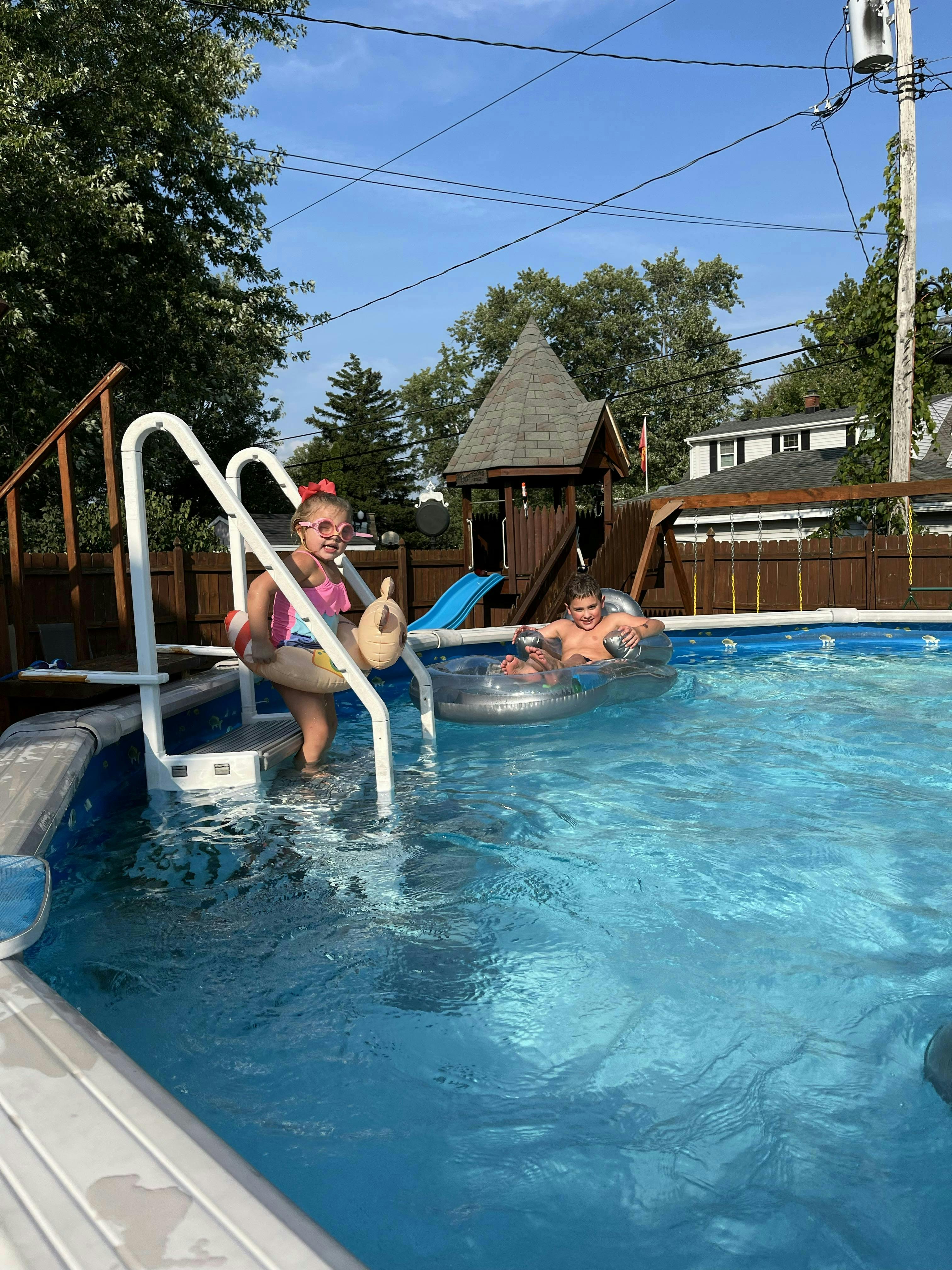 Heated Above Ground Pool and Kid Backyard in Williamsville