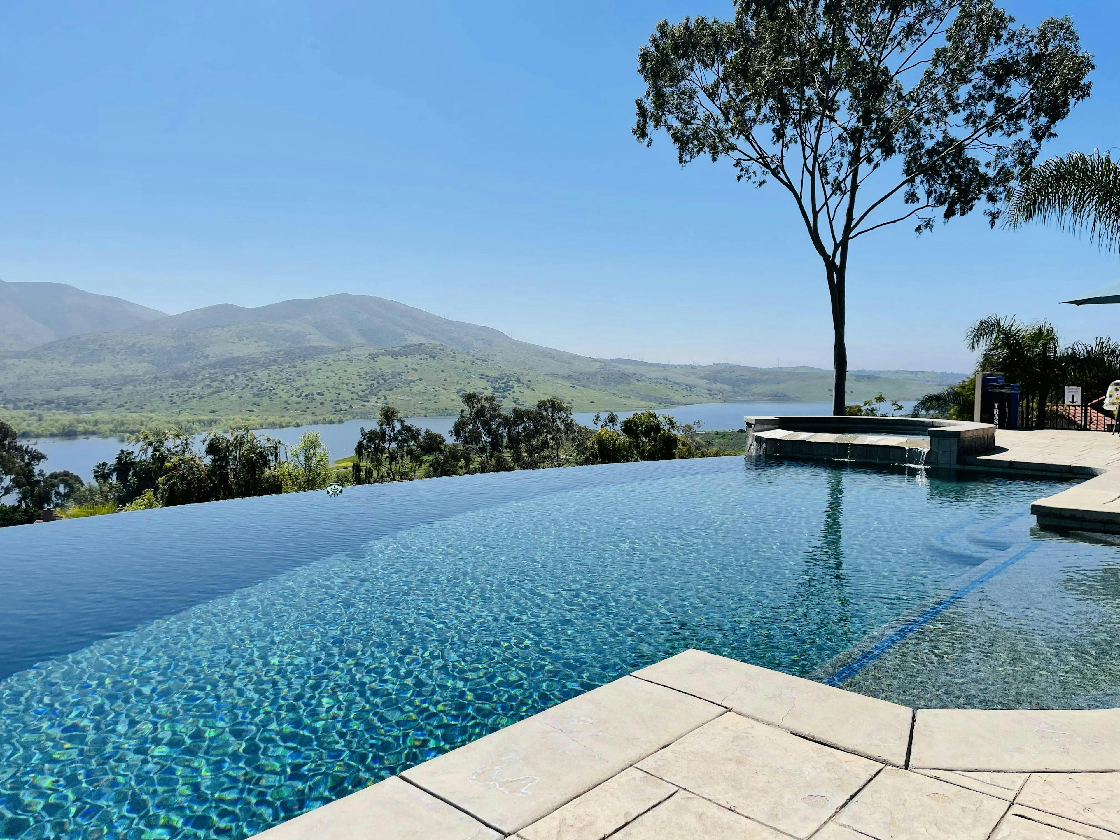 Infinity edge Two-story  pool. ONE OF A KIND! Must see. Unbelievable Mountain Views!!!!!