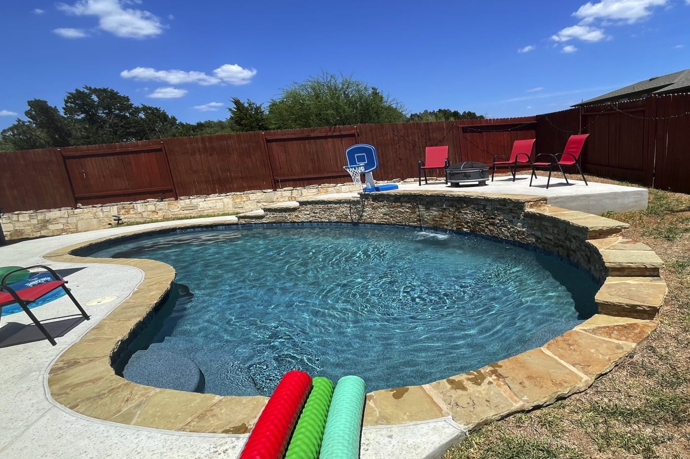 Stone Oak family pool