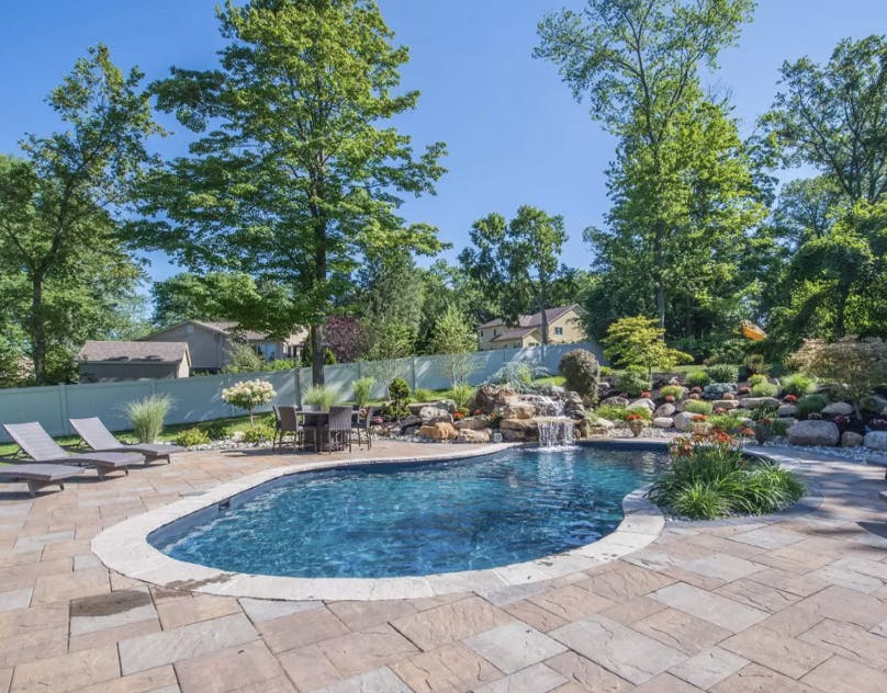 Beautiful outdoor pool for entertaining