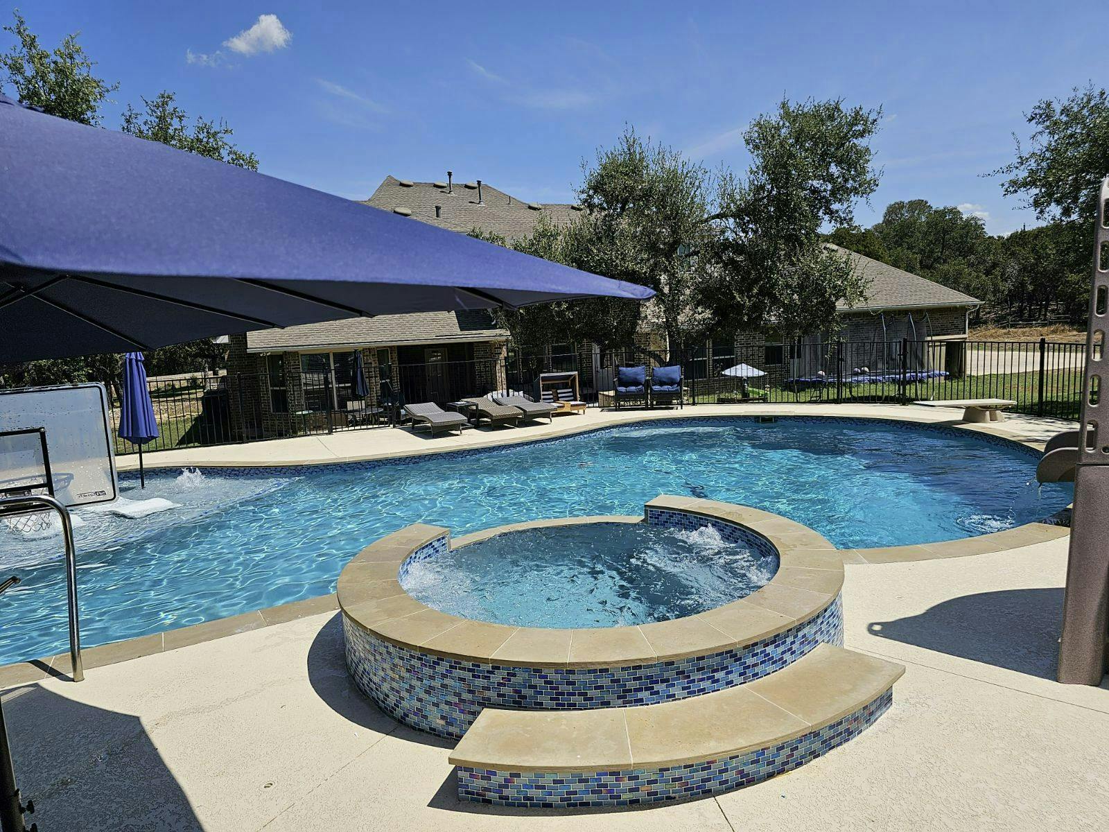 Beautiful Pool on Hill Country Acreage