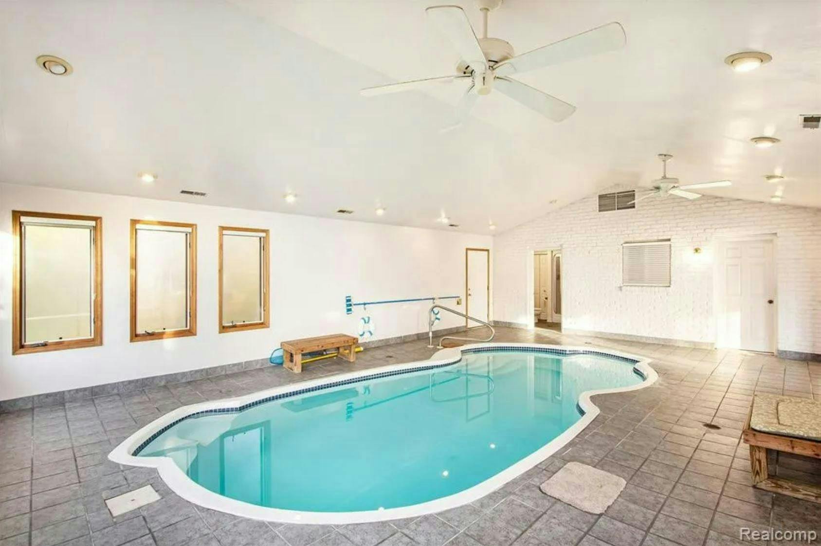 Heated Indoor Pool With Private Bathroom And Shower