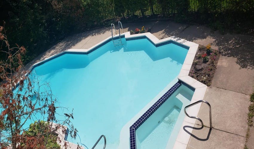 Heated Saltwater Pool and Spa